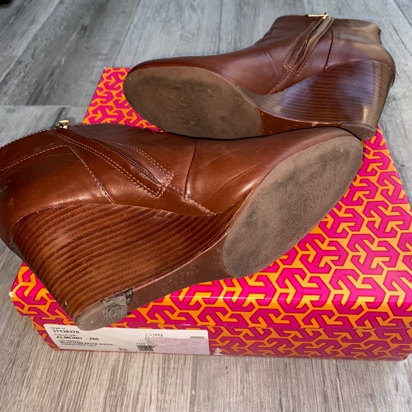 💋💋TORY BURCH sz10 Milan Wedge Bootie authentic😻 Free Shipping - Picture 14 of 14